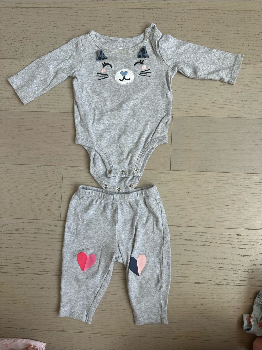 Carter's Heather Gray Infant Bodysuit